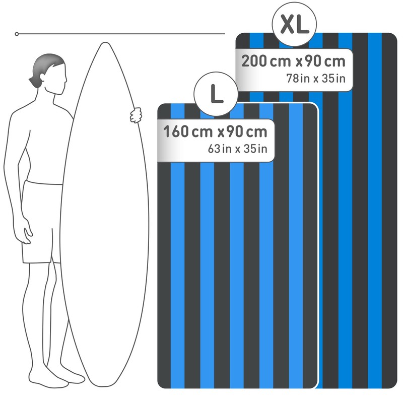 Fit-Flip Microfibre Beach towel - large beach towel - lightweight,