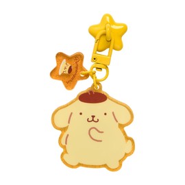 Sanrio 424331 Keyring Hanger with Mascot Pom Pompurin Keychain Strap