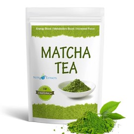 NutriExtracts Ceremonial Matcha Green Tea Powder - 100g Pack