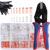 shengbowi Wire Sleeves Clamps Kit Tinned Copper Crimp Connector Crimper
