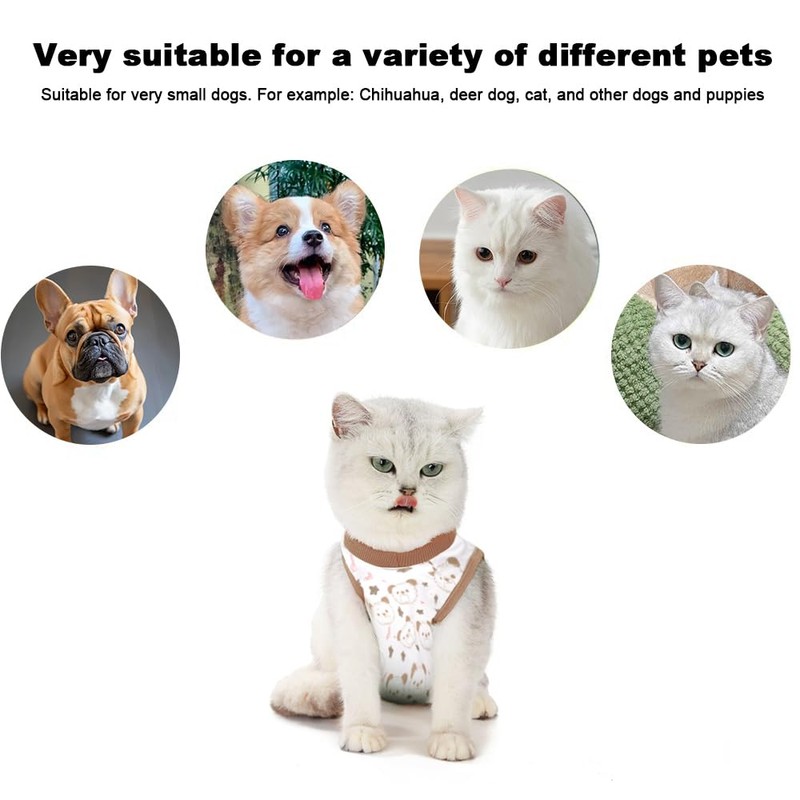 BKEPDY Cat Bodysuit After Surgery Recovery Suit Clothing Polyester Recovery