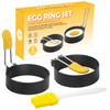 2 Pack Egg Ring Crumpet Rings Egg Ring Molds with