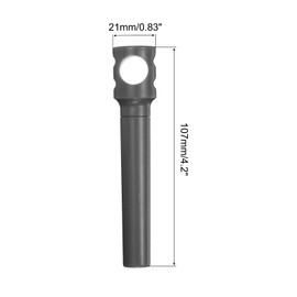 sourcing map 3Pcs 4.2" Travel Corkscrew Pocket Corkscrew Portable Wine Opener Plastic Mini Wine Cork Opener for Camping Travel, Black