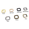 VersaKits - 15 anillos rectangulares de metal resistentes de hierro