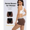 TIICHOO Period Underwear Heavy Flow Period Boxers for Women Leakproof