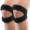 Haute Mode Knee Support Band for Hiking, Badminton, Patellar Tendon, Marathon Tennis Knee Support Gray/M