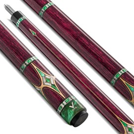 EVO Royale Glassfiber Pool Cue Stick, Low Deflection Pool Sticks with 3/8 * 10 Pin Joint, 12.5mm Tip, TIME 3 Standard Tip