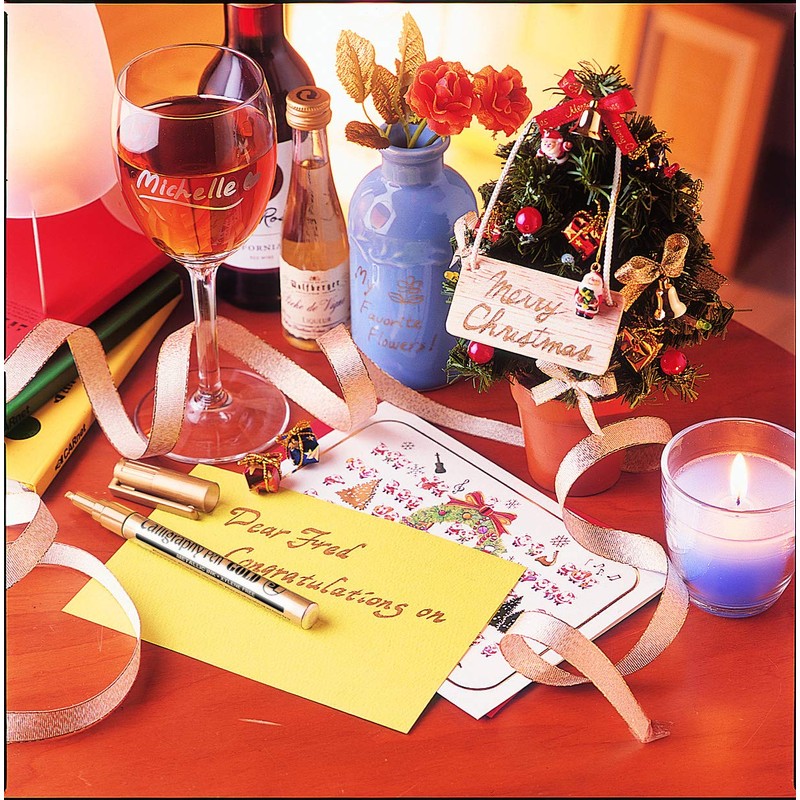 Marker Pen Line Width 2.3mm Gold 1 Piece