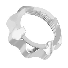 Meat Grinder Nut, Stainless Steel Meat Grinder Parts Household Meat Grinder Replacement Nut for Kitchen Thread Diameter 6cm / 2.4inch