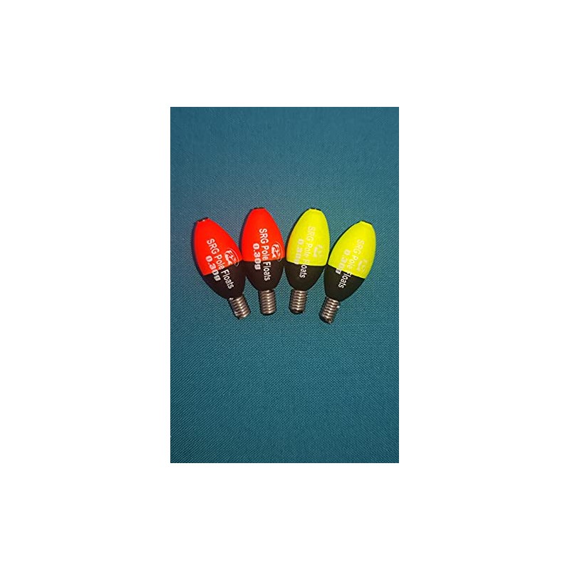 SRG Pole Floats Jigger Floats Pack of 4 (2 x