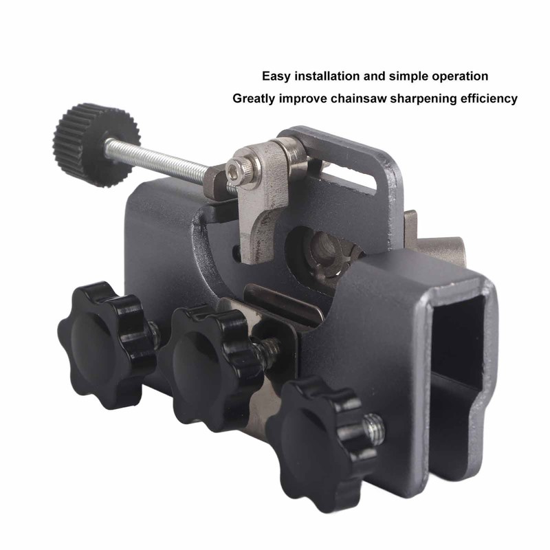 Chainsaw Sharpener Portable Lightweight Hand Crank Chain Sharpening Jig for