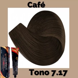 Nutrapel Color Tech Tinte Tono 7.17 Rubio Cenizo Frio Tubo 90g