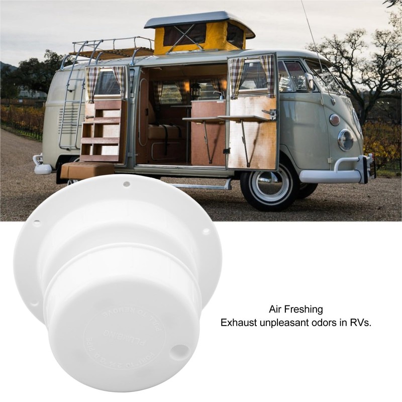 2 x Vent Cap for Motorhome Sanitary Systems, Pipe Vent