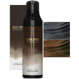 CHEONG DAM STYLE Cheongdam Style Forest Negro Change Shampoo, Semi Permanente Color para El Cabello Tinte Coreano Oscurecimiento Tinte para Cabello