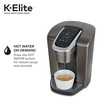 Keurig K-Elite Single-Serve K-Cup Pod Coffee Maker, Brushed Slate, 12