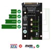 NGFF M.2 Key M SSD to SFF‑8639 Adapter PCB Mainboard