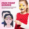 NUOBESTY Face Painting Practice Board Reusable Makeup Painting Board Face