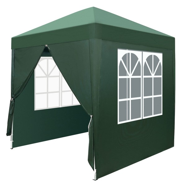 Outvita 6.5x6.5ft Pop Up Canopy Tent, Outdoor Instant Shelter Folding