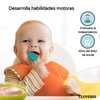 CLOVERSS® Baby Löffel, Kleinkindutensilien, Baby Einsteiger-Löffel, blw Vorlöffel, 2er Set