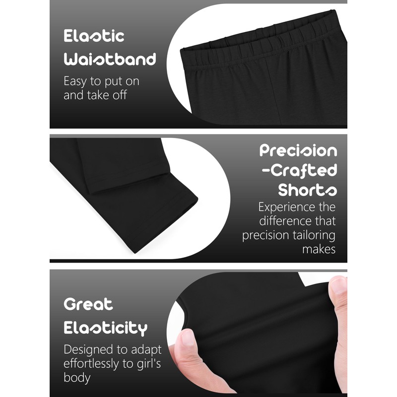 Resinta 5 Packs Toddler and Baby Girls Leggings Pants Full