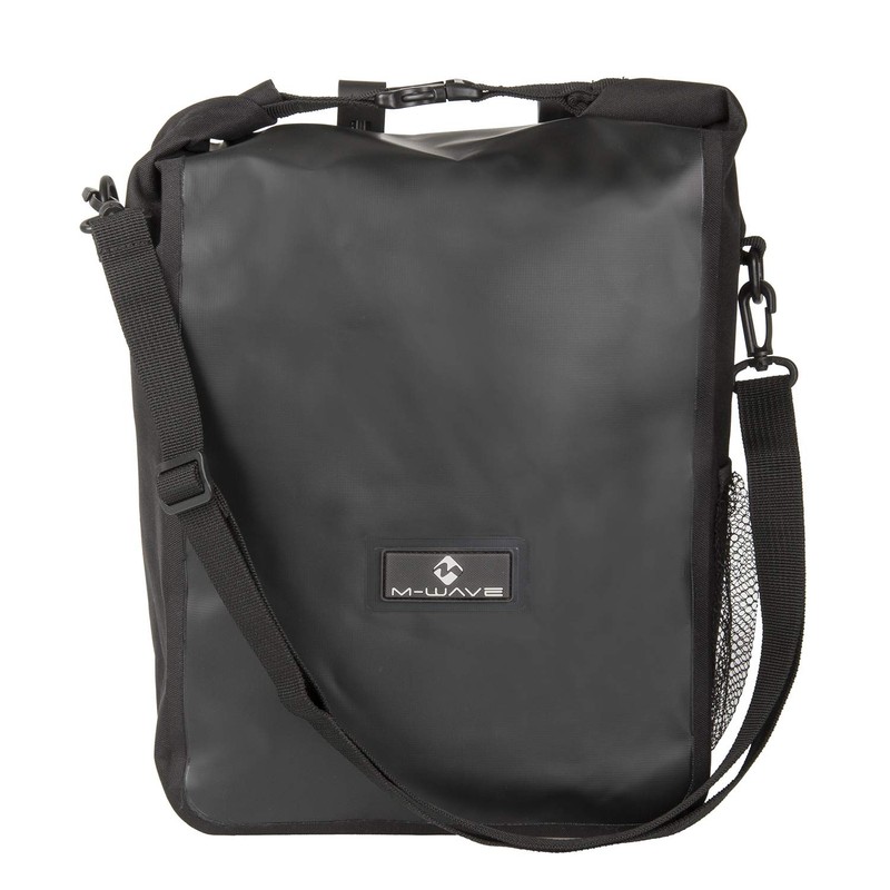 M-Wave Edmonton Seitentasche, schwarz, 26 x 13 x 47 cm