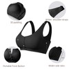 Lervanla Mastectomy Bras with Pockets for Prosthesis Front Closure Bras