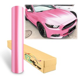 4"x8" (10cmx20cm) Sample Princess Pink Matte Metallic Satin Pearl Vinyl Wrap Sticker Sheet Film Car Auto Vehicle DIY Decal Bubble Free Air Release Self Adhesive Peel and Stick