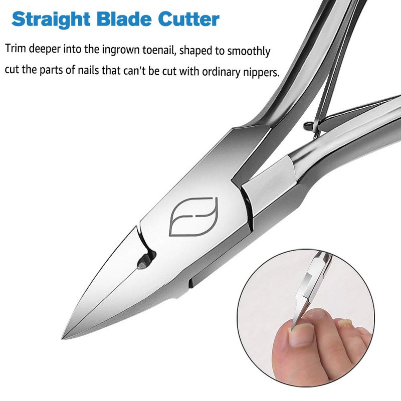 FERYES Ingrown Toenail Clippers with Straight Blade - Podiatry Tool