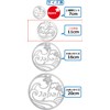NC-Smile Japan Japanese Sakura Mount Fuji Wave Japan Sticker