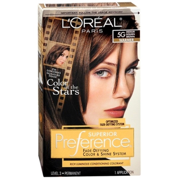 L'Oreal Superior Preference - 5G Medium Golden Brown (Warmer) 1 Each (Pack of 3)