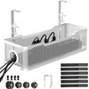 Cinati Under Desk Cable Management Tray – 15.7” No-Drill Cable