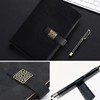YEZIDE A5 Notebook with Pen 200 Lined Pages Thick Classic