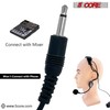 Generic Wired Microphone Headset ¼ Inch Connector Headworn Hanging Unidirectional