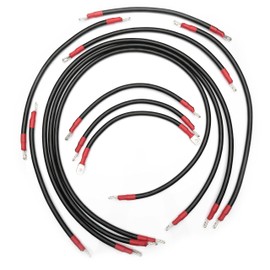 MODZ® 2-Gauge Complete Battery Cable Set for Yamaha G29 Drive (Electric) Golf Carts