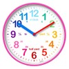 Acctim Wickford Kids Teaching Wall Clock Quartz Rainbow Dial Quarter