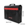 Fireproof Document Bag Large Capacity Waterproof Safe File Storage Organizer