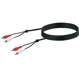 Schwaiger cik5125 10 m 2 x RCA 2 x RCA Black Audio Cable
