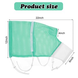 Cat Bag for Bathing Breathable Mesh Cat Shower Bag Anti Scratch Adjustable Cats Grooming Bags Anti Scratch Bite Soft Durable for Cats Restraint Grooming Nail Trimming Washing
