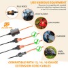 Plug-Tie Cord Safety Cover for Electrical Corded Lawn Equipment