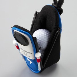 Cox Sportif QQBXJX60 Ball Holder, Standard Magnetic Type, 2 Pieces, Marker Included, 2 Tees, Golf, WH00 (white)