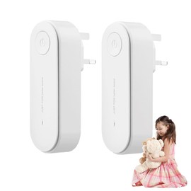 2Pcs Ionic Air Purifier Plug In UK Portable Negative Ion Air Purifiers Instantly Cleans Air For Home Air Purification Remove Smell Pollutants Smoke For Bedrooms Toilets Living Rooms Closets Pet Rooms