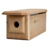 Bird Habitats Horizontal Bluebird House – Predator-Resistant Nest Box by