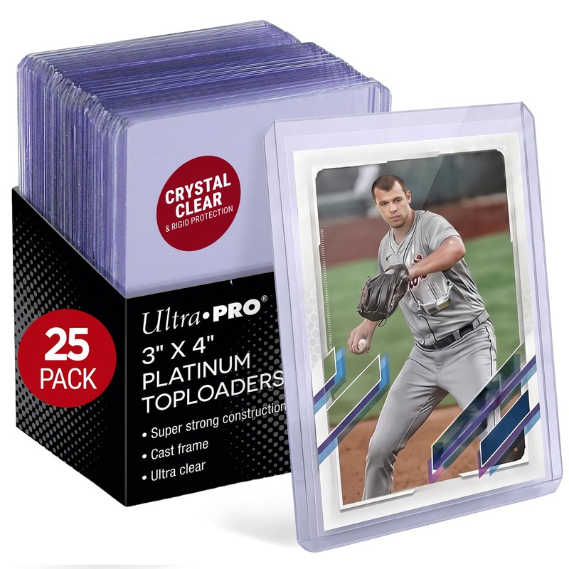 Ultra PRO - Toploaders de platino ultra transparentes de 3