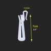 Ailejia 20 pcs Plastic Adjustable Pinch Pleat Hook Depth Pinch