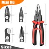8 Inch 5 In 1 Multifunctional Interchangeable Plier Set Wire