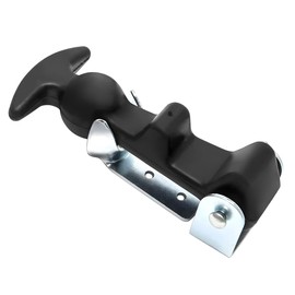 JNNJ Rubber Flexible Draw Latches, Rubber Flexible Hasp T-Handle Draw Latches, Elastic Alloy Steel Rubber Hood Catch Flexible T-Handle Hasp, Adjustable Draw Latch for Tool Box, Vehicle Engine, Hood