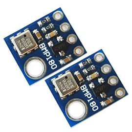 2pcs Robojax BMP180 Digital Barometric Pressure and Temperature Sensor Module for Arduino (2pcs BMP180)