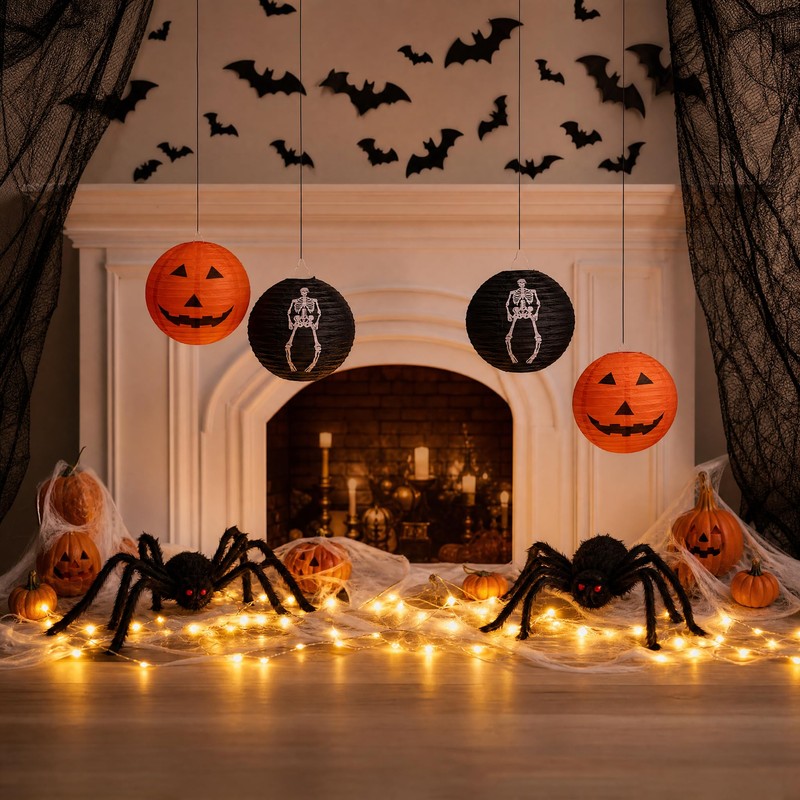 Halloween Decorations Indoor Party Bundle - Happy Halloween & Trick