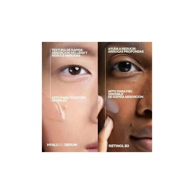 Kit Hidratante Serum Hyalu B5 Retinol B3 La Roche Posay