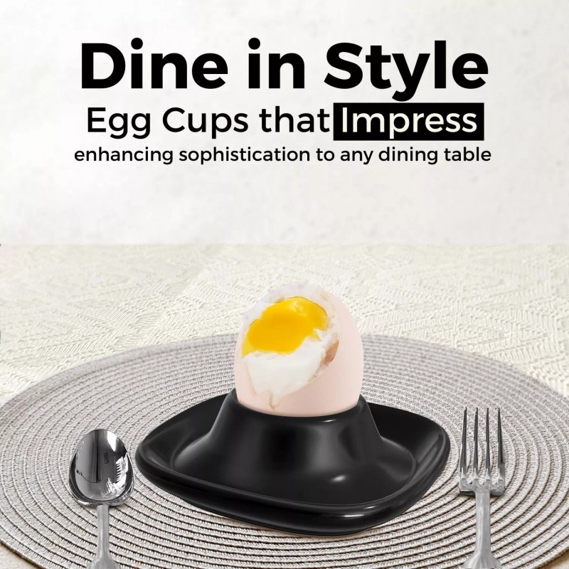 CE Compass Hard Soft Boiled Egg Cups Set of 6